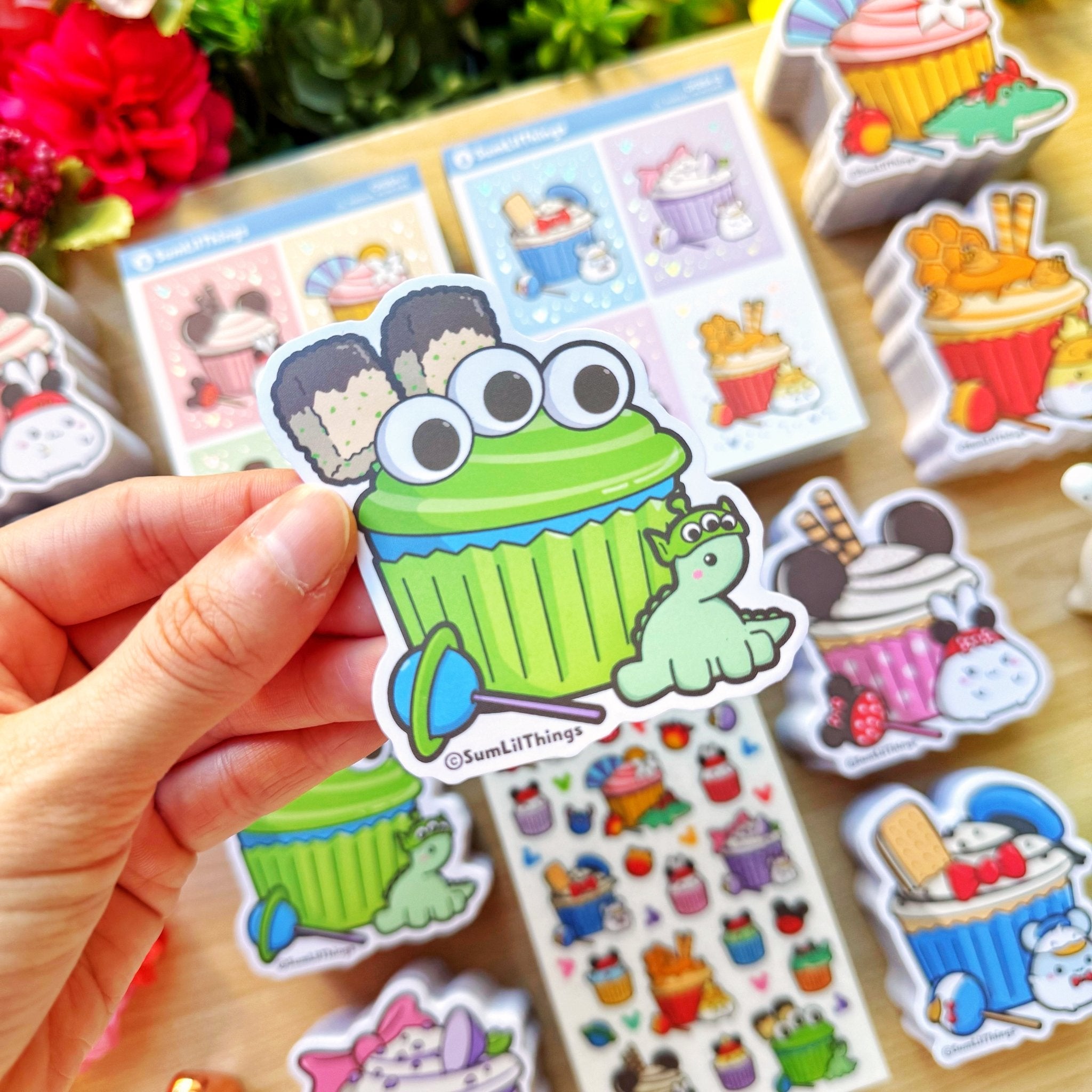 Vinyl Sticker - Alien Nohnoh Cupcake - SumLilThings