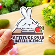 Vinyl Sticker - Attitude Over Intelligence - SumLilThings
