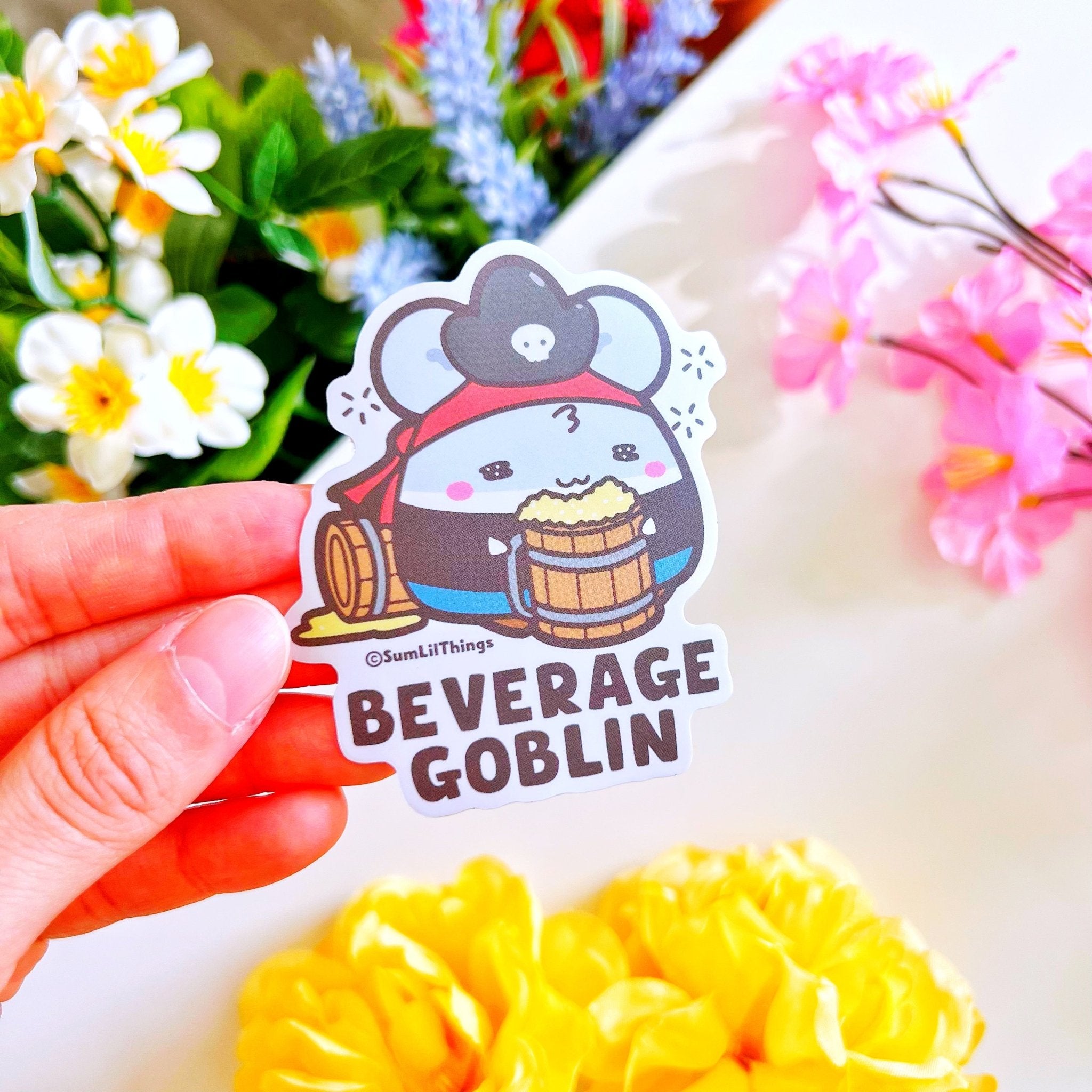 Vinyl Sticker - Beverage Goblin Oatmeal - SumLilThings