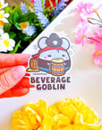 Vinyl Sticker - Beverage Goblin Oatmeal - SumLilThings