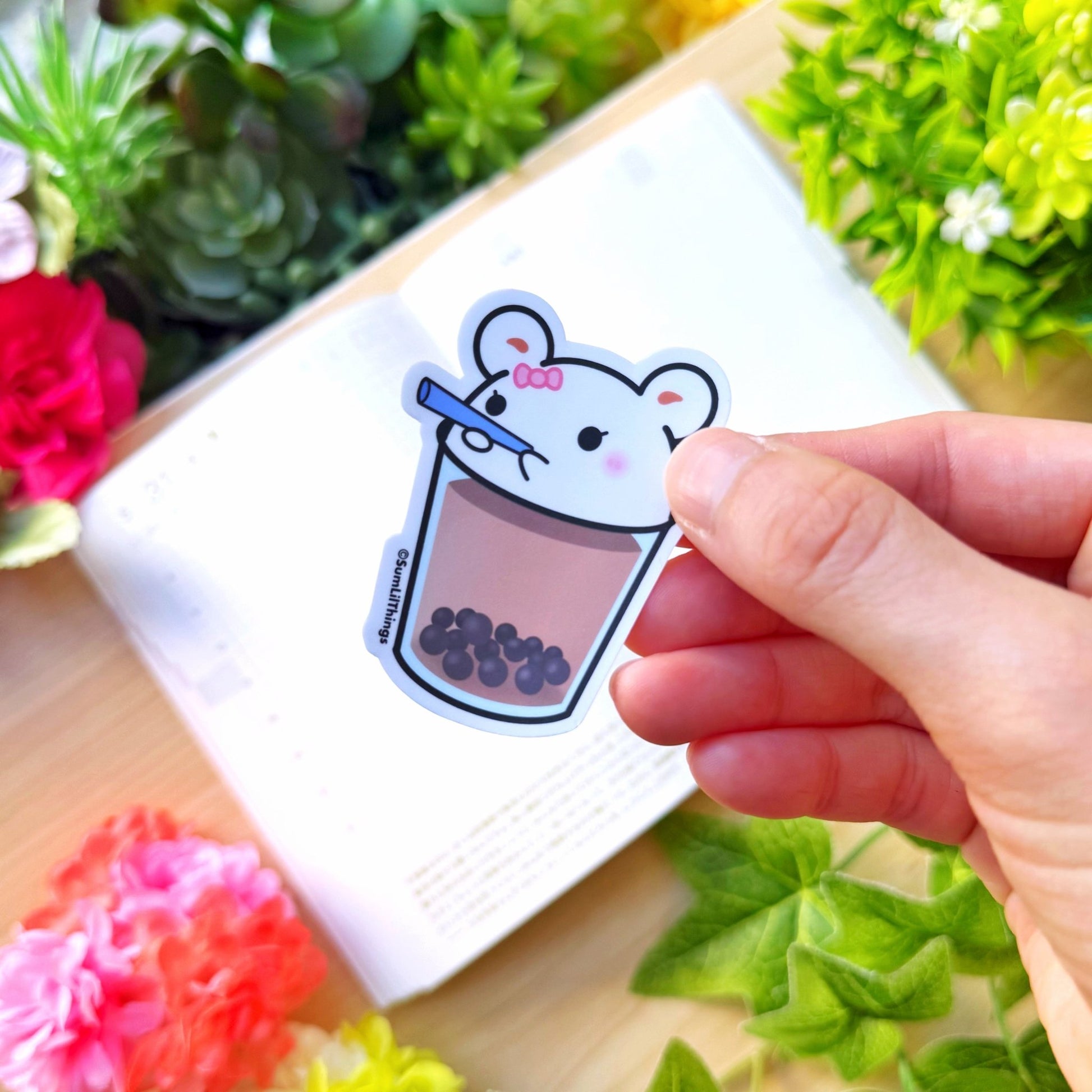 Vinyl Sticker - Boba Cinnamon - SumLilThings