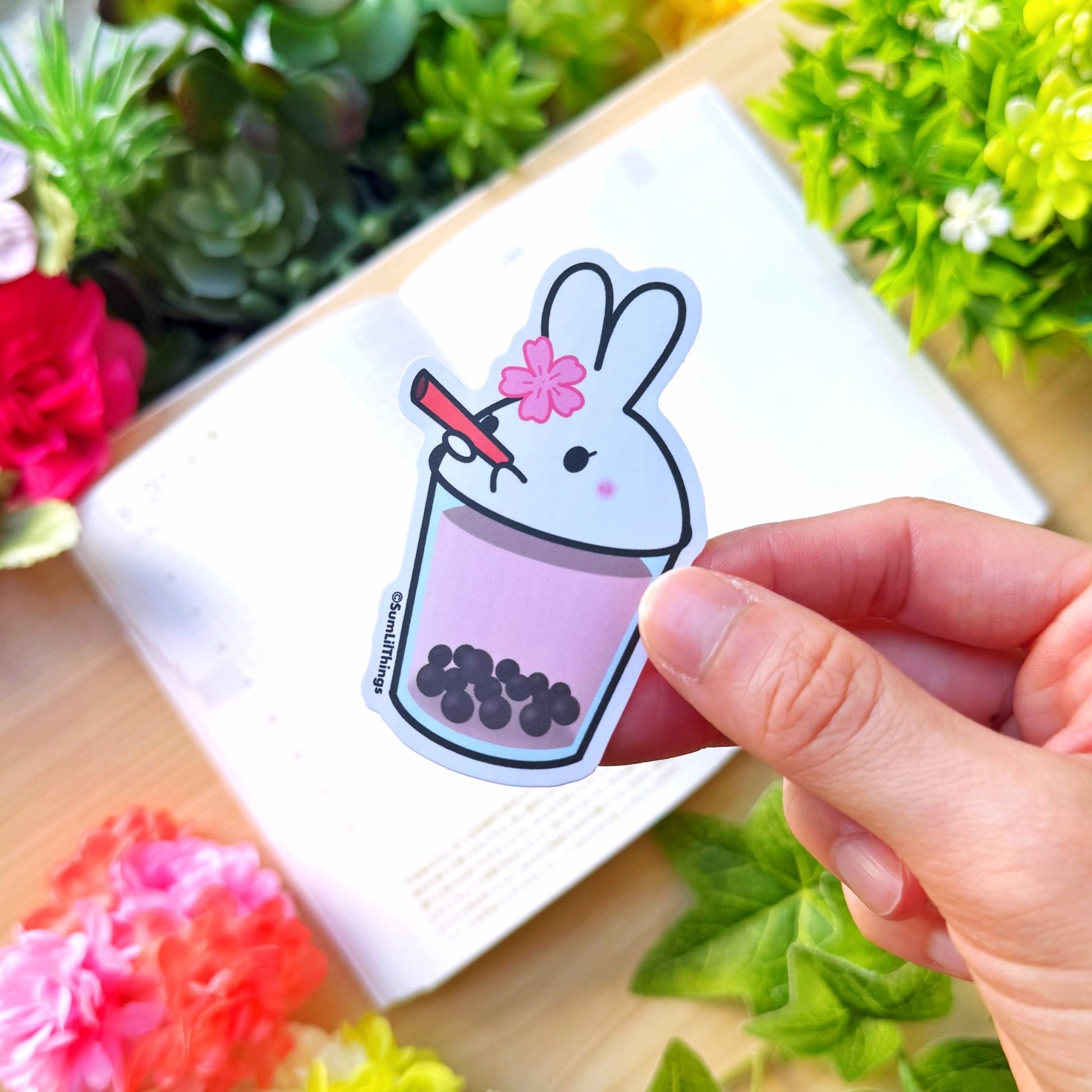 Vinyl Sticker - Boba Mimi - SumLilThings