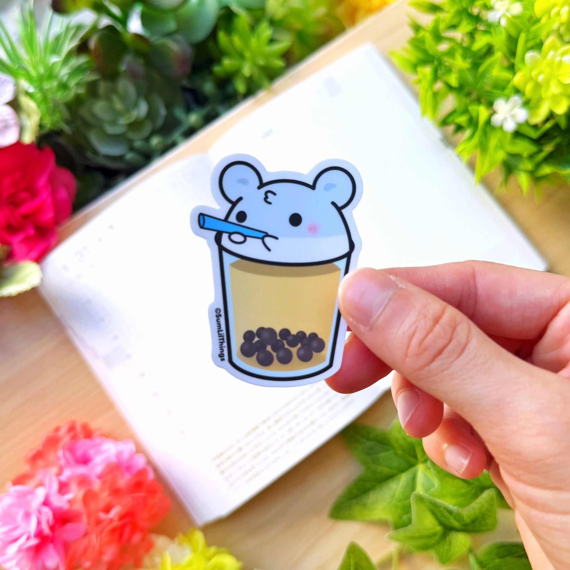 Vinyl Sticker - Boba Oatmeal - SumLilThings