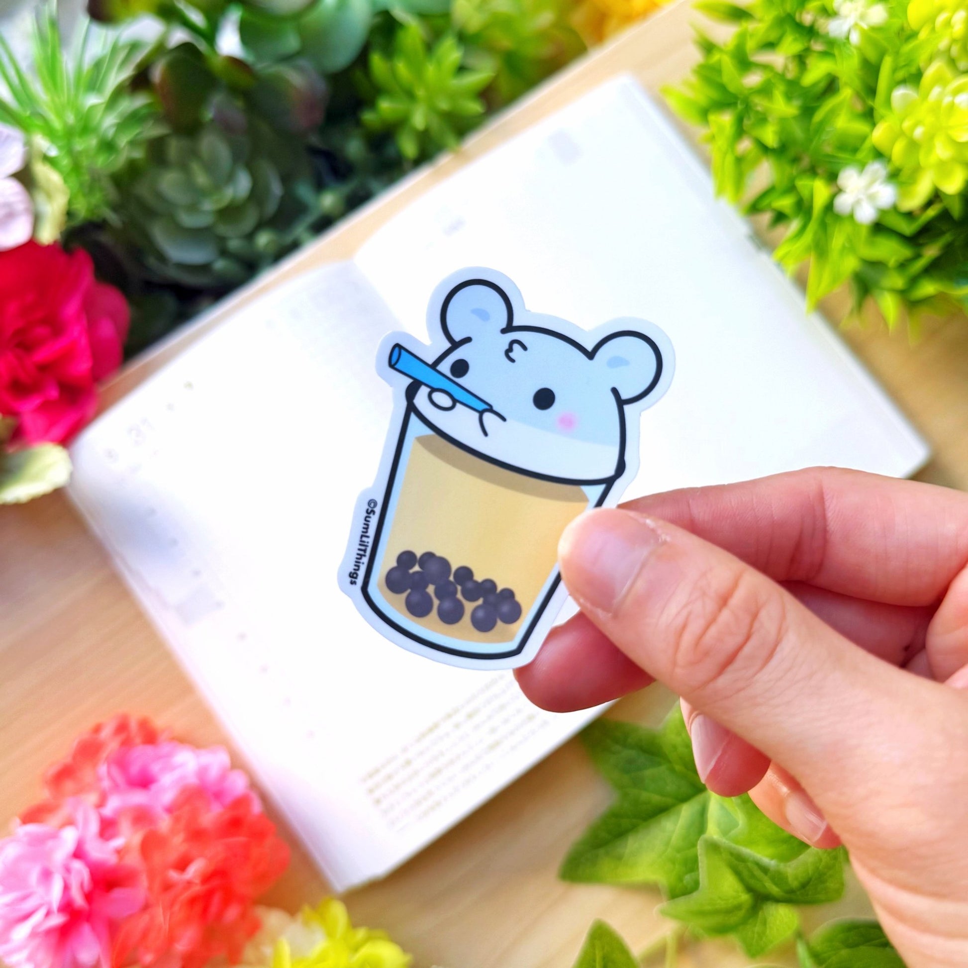 Vinyl Sticker - Boba Oatmeal - SumLilThings