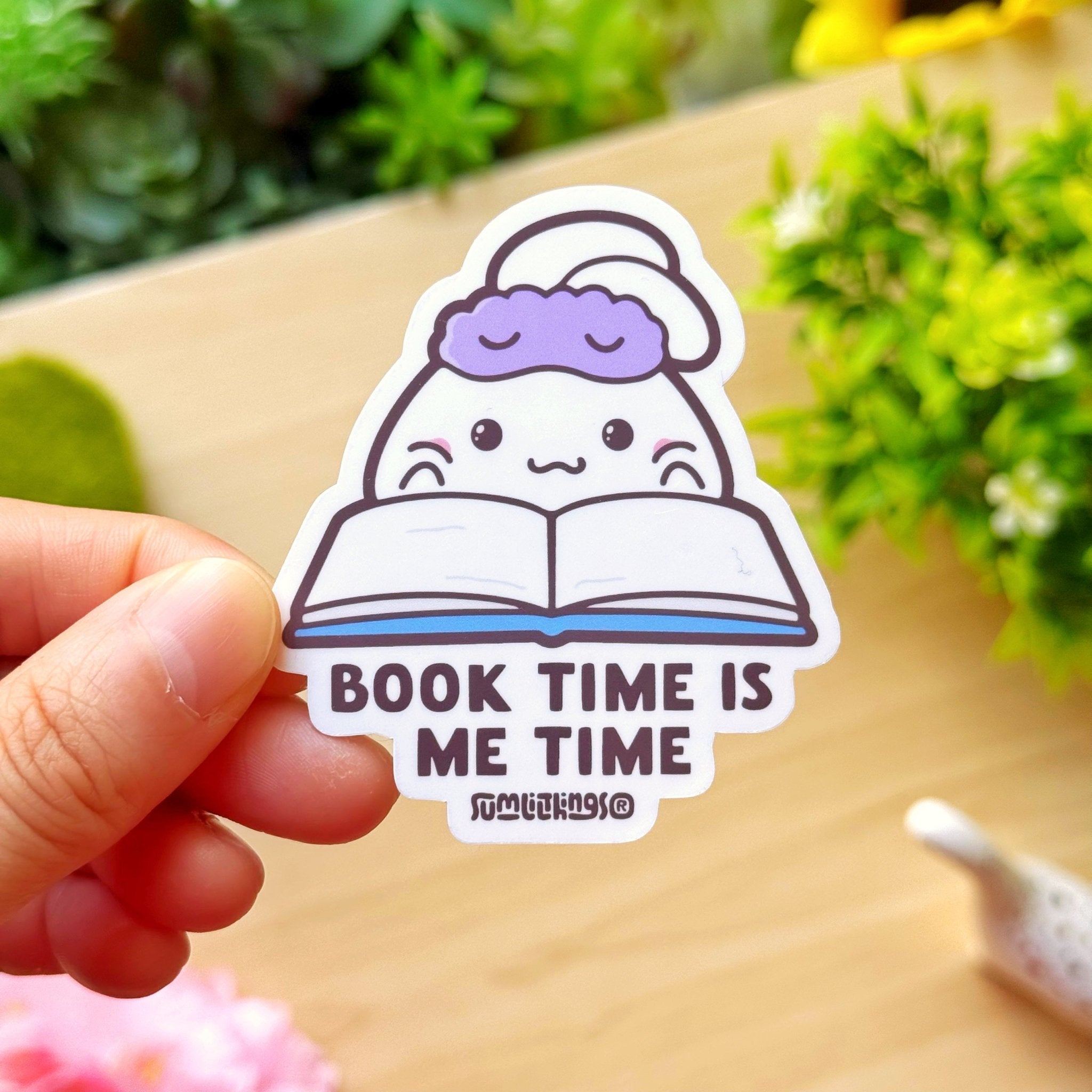 Vinyl Sticker - Book Time Is Me Time - SumLilThings