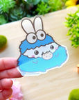 Vinyl Sticker - Cookie Monster (Transparent) - SumLilThings