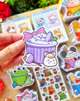 Vinyl Sticker - Daisy Cinnamon Cupcake - SumLilThings