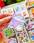 Vinyl Sticker - Daisy Cinnamon Cupcake - SumLilThings