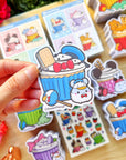 Vinyl Sticker - Donald Oatmeal Cupcake - SumLilThings