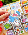 Vinyl Sticker - Donald Oatmeal Cupcake - SumLilThings