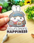 Vinyl Sticker - Downloading Happiness - SumLilThings