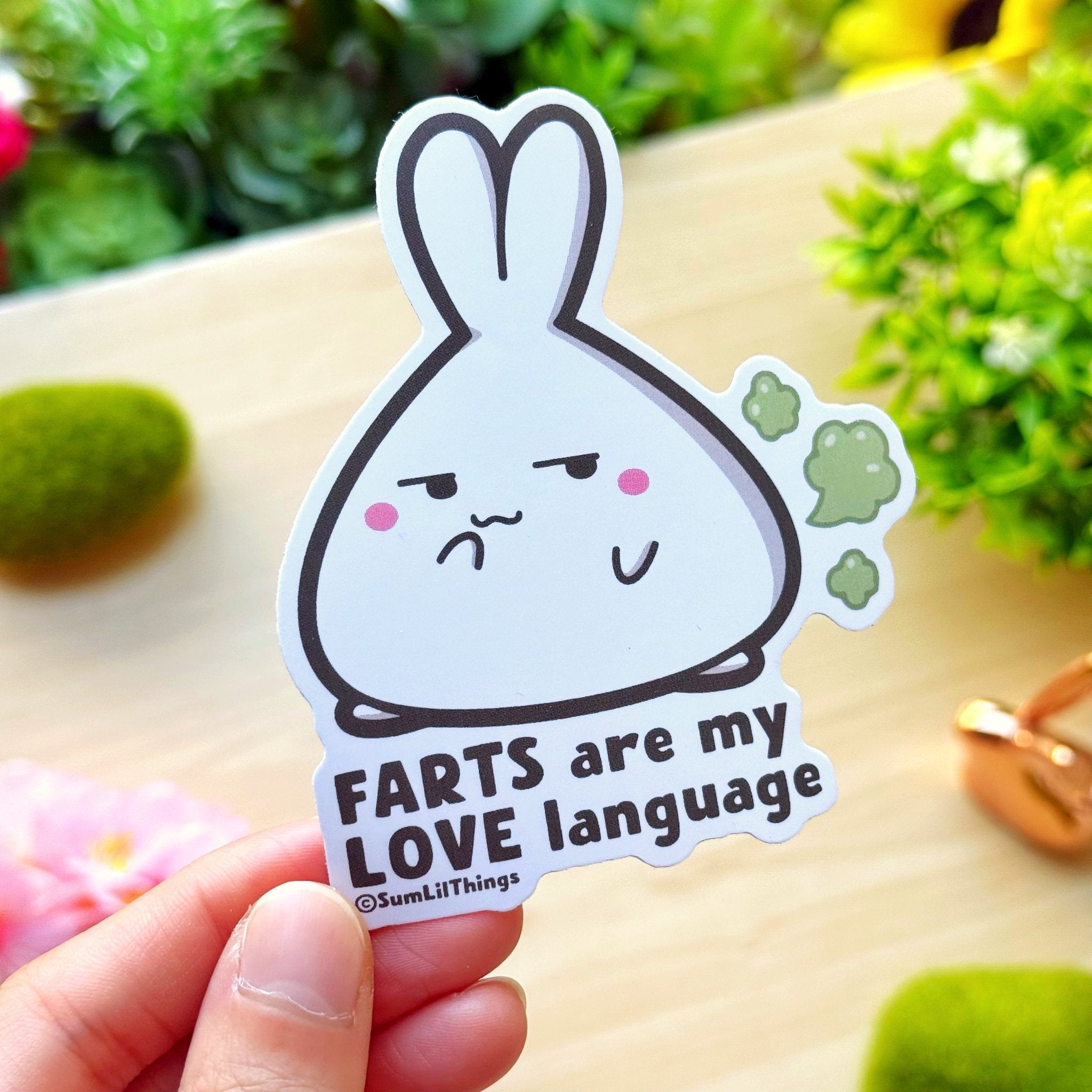 Vinyl Sticker - Farts are my Love Language - SumLilThings