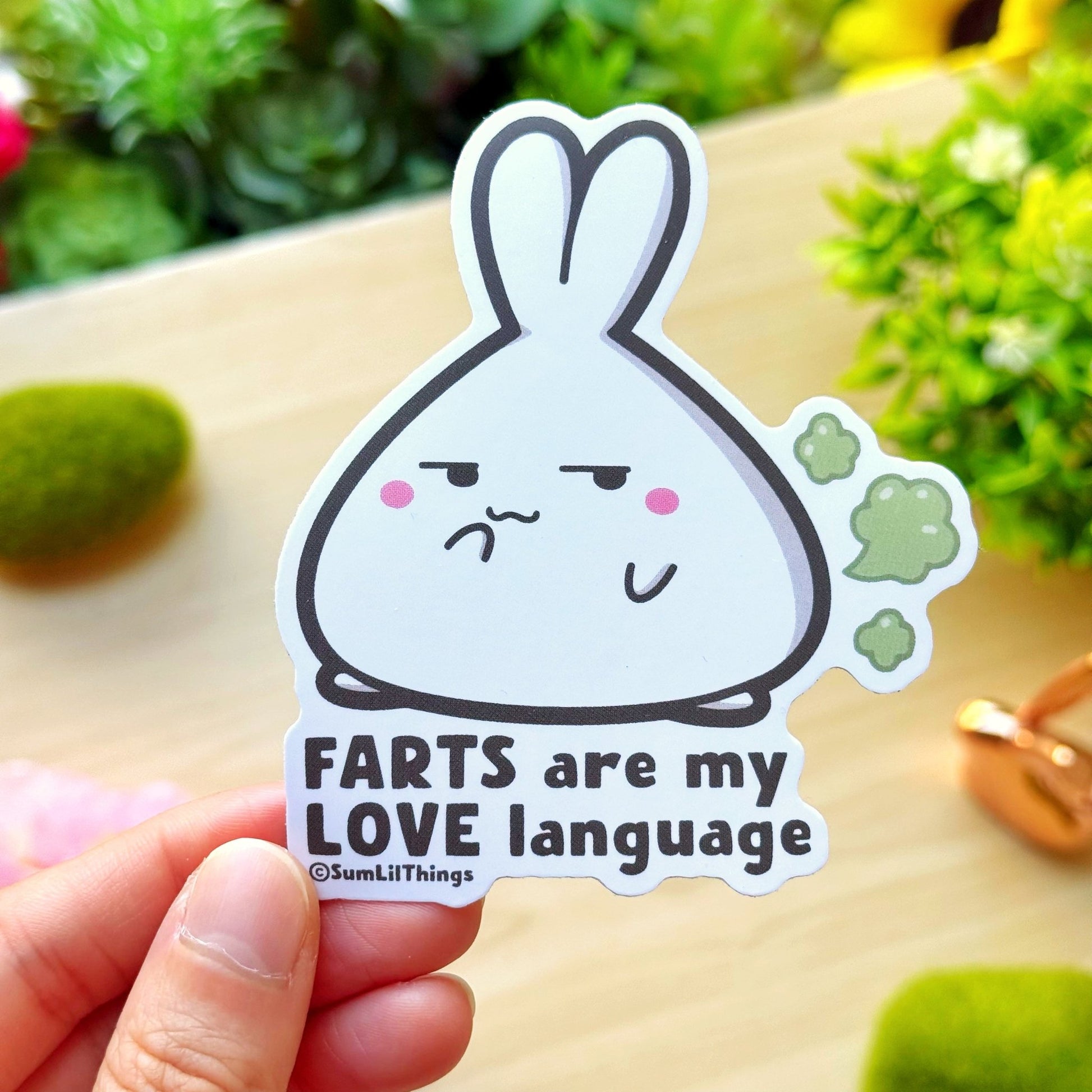 Vinyl Sticker - Farts are my Love Language - SumLilThings