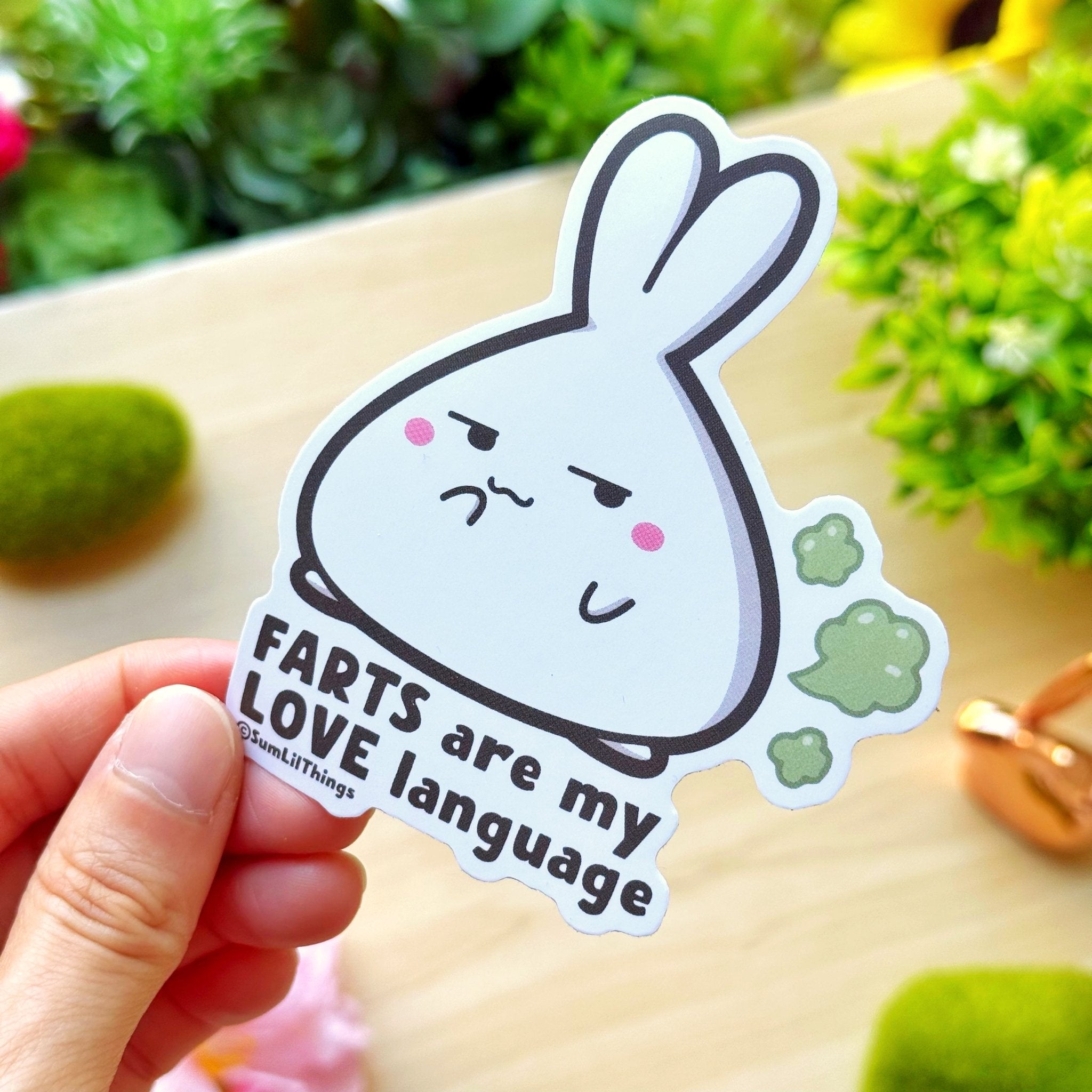 Vinyl Sticker - Farts are my Love Language - SumLilThings