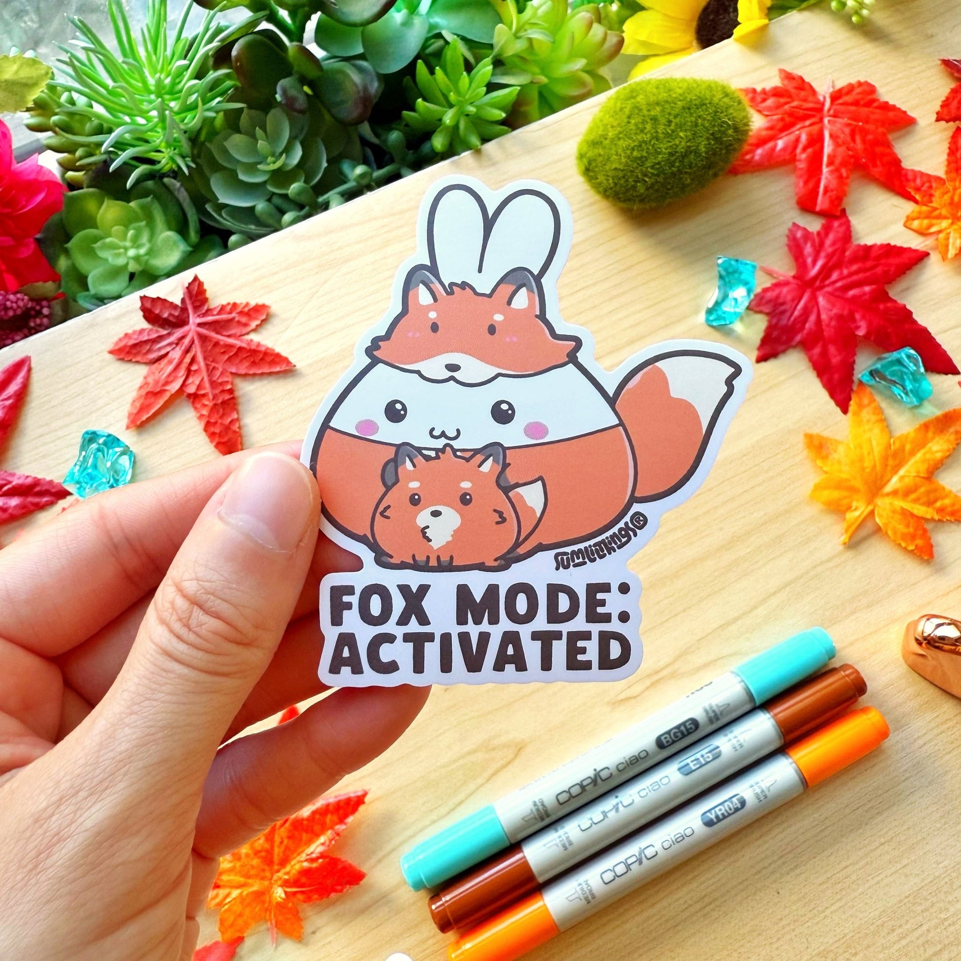 Vinyl Sticker - Fox Mode Activated - SumLilThings