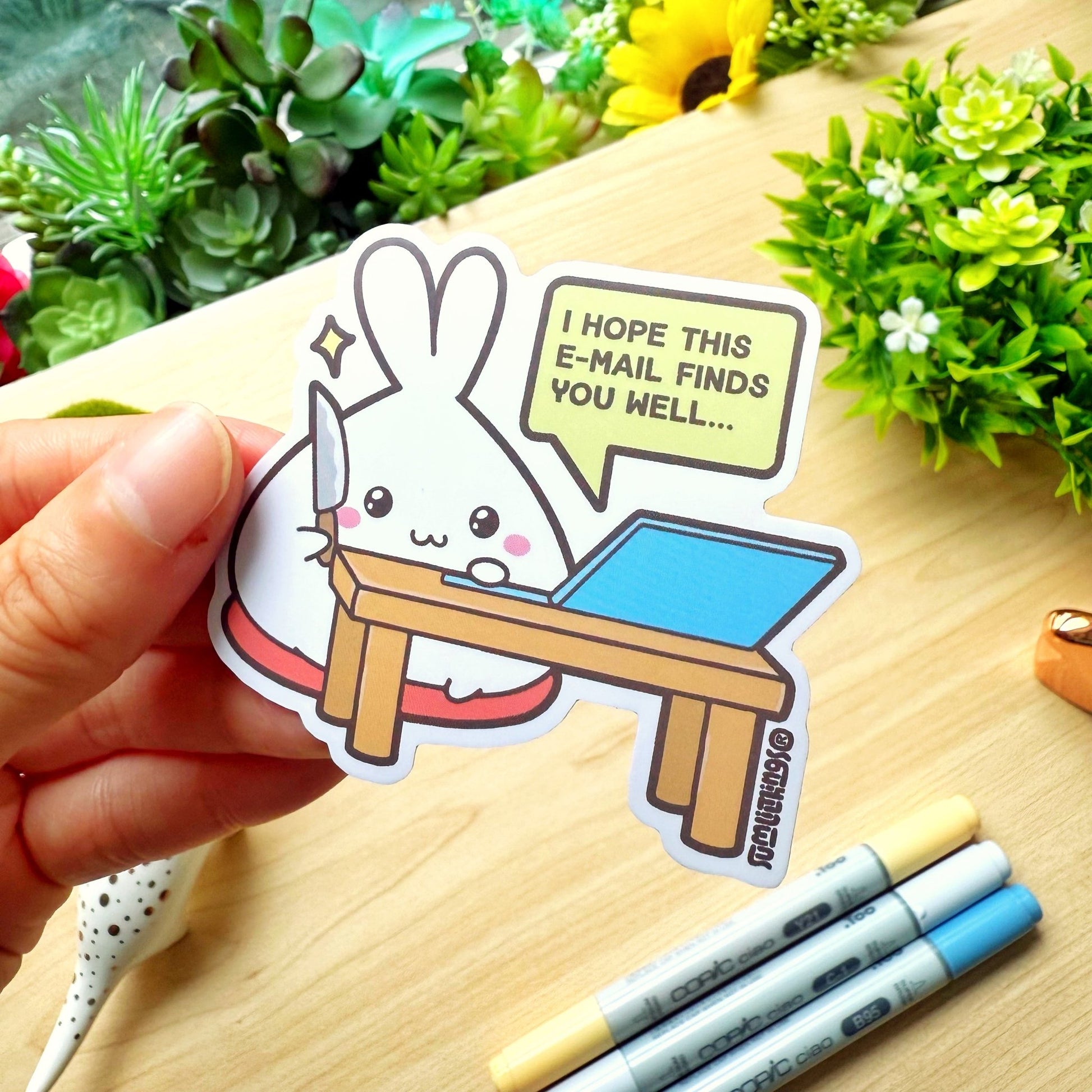 Vinyl Sticker - I Hope This Email Finds You Well - SumLilThings