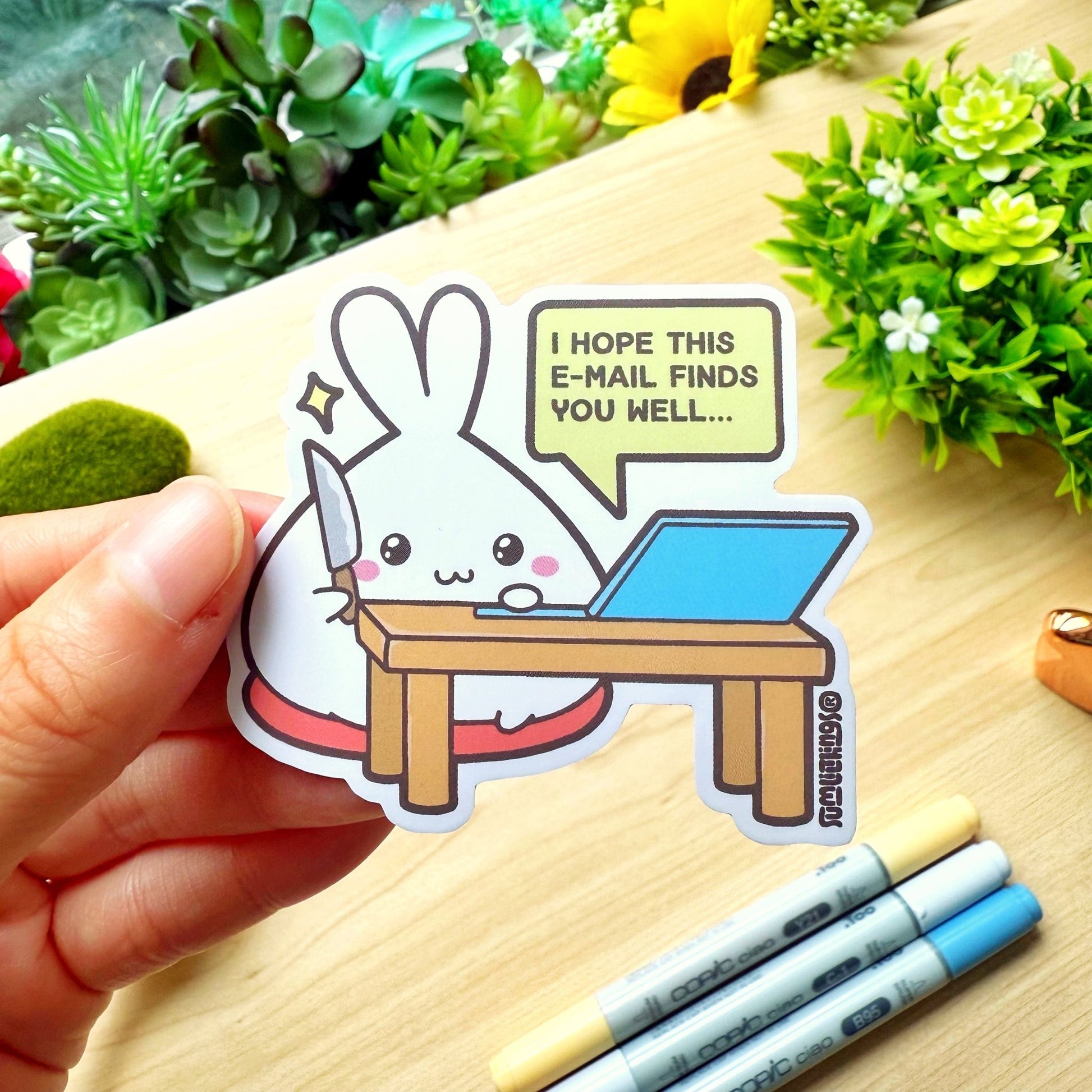 Vinyl Sticker - I Hope This Email Finds You Well - SumLilThings