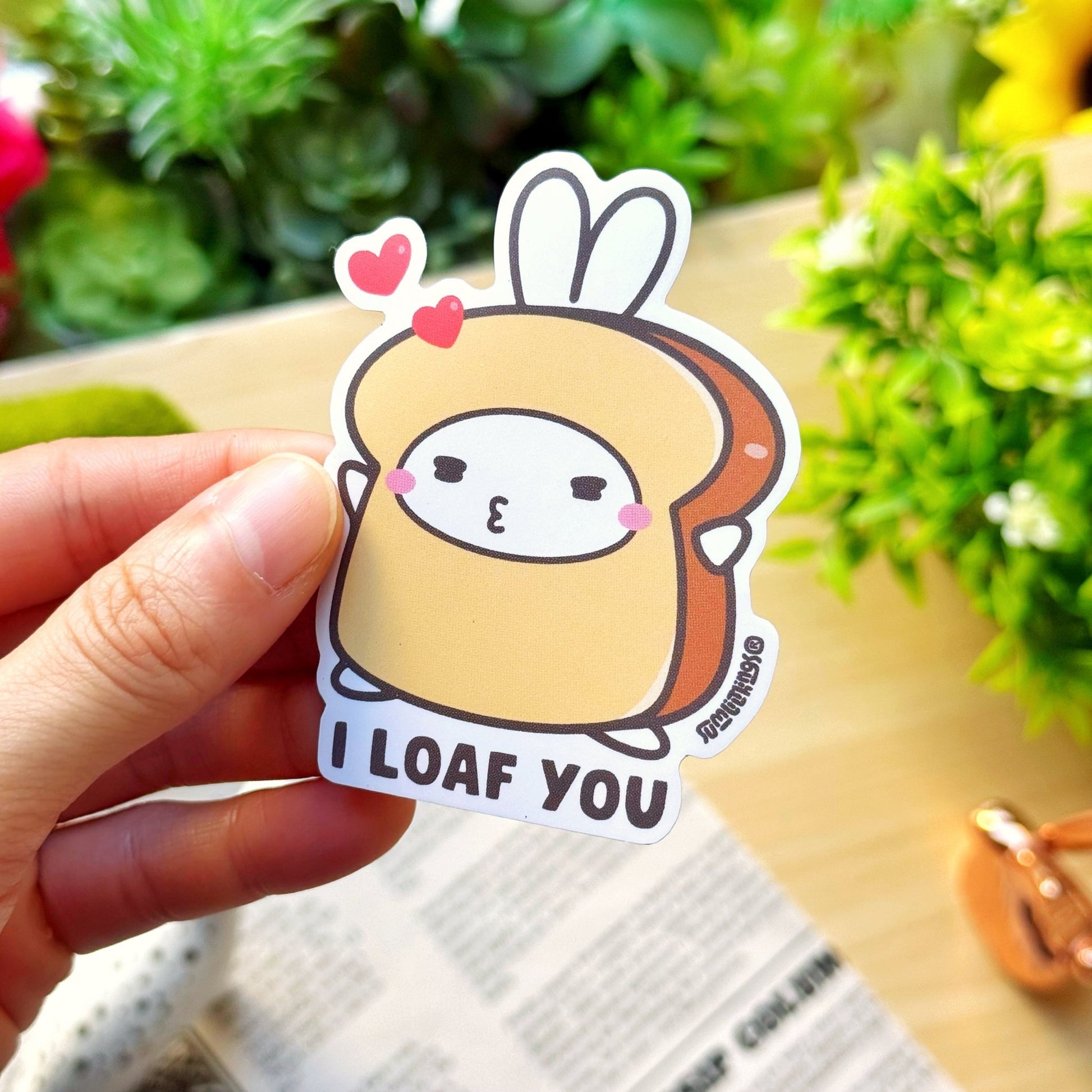 Vinyl Sticker - I Loaf You - SumLilThings