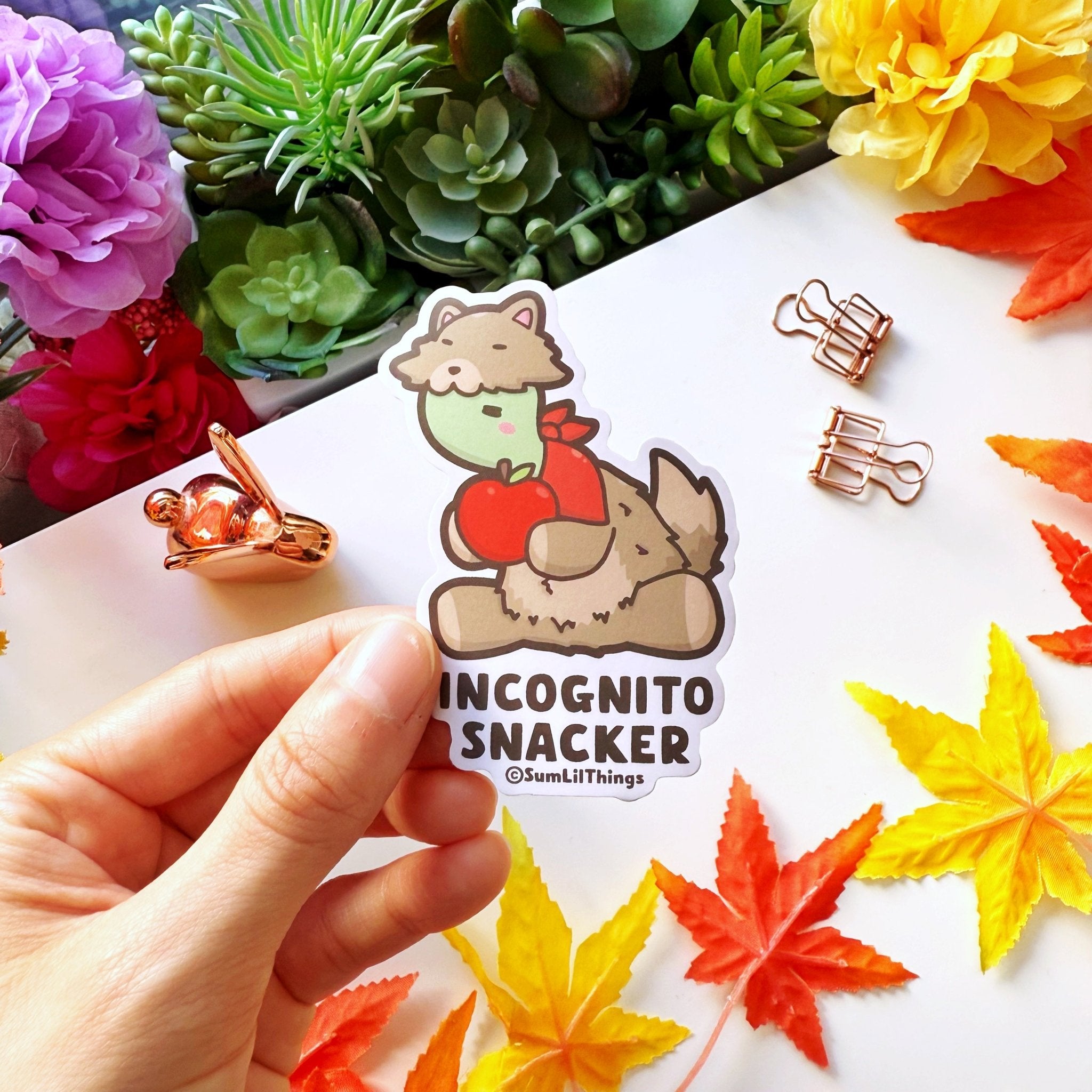 Vinyl Sticker - Incognito Snacker - SumLilThings