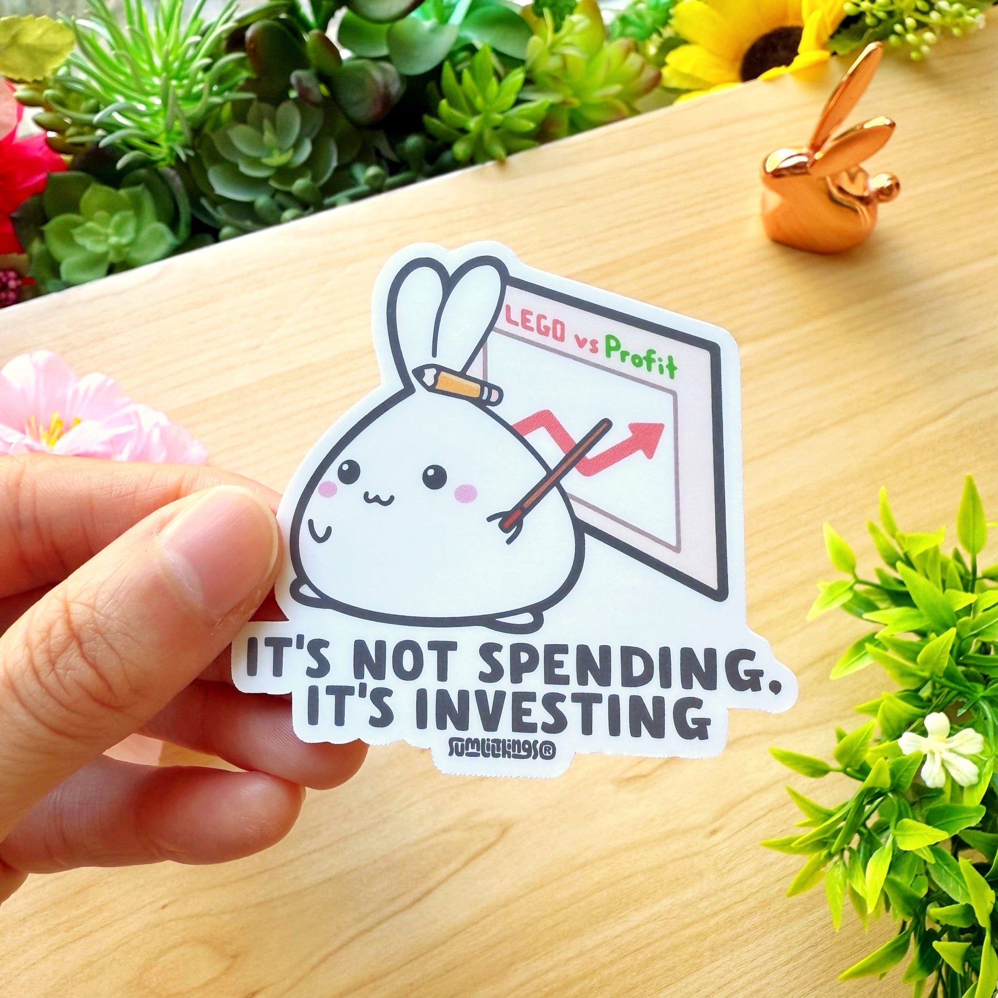 Vinyl Sticker - It's Not Spending - SumLilThings