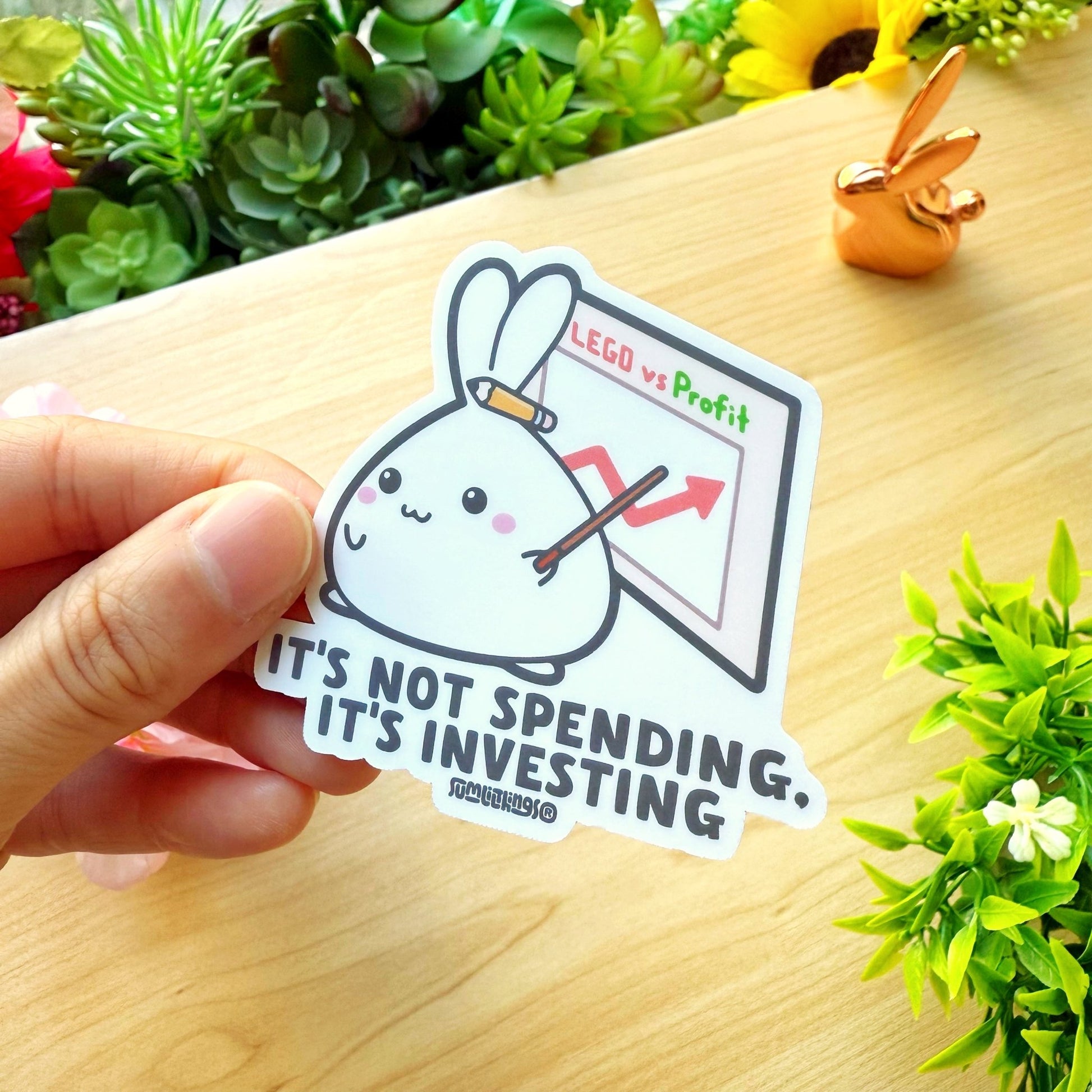 Vinyl Sticker - It's Not Spending - SumLilThings