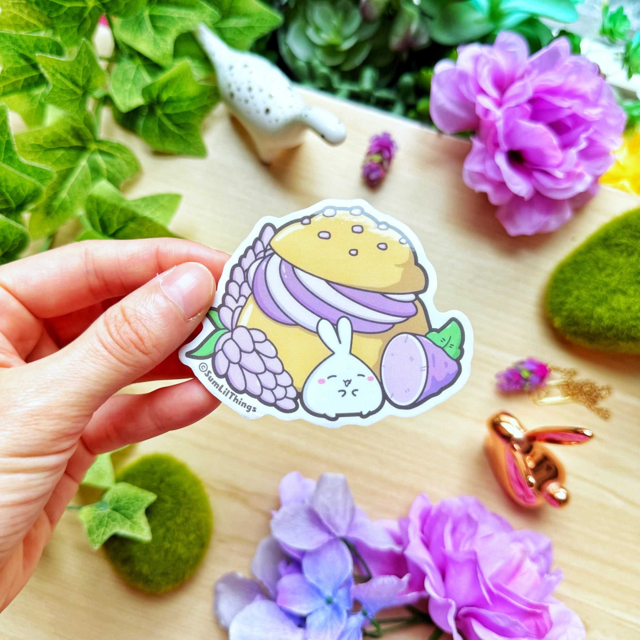 Vinyl Sticker - Lavender Creme (Transparent) - SumLilThings