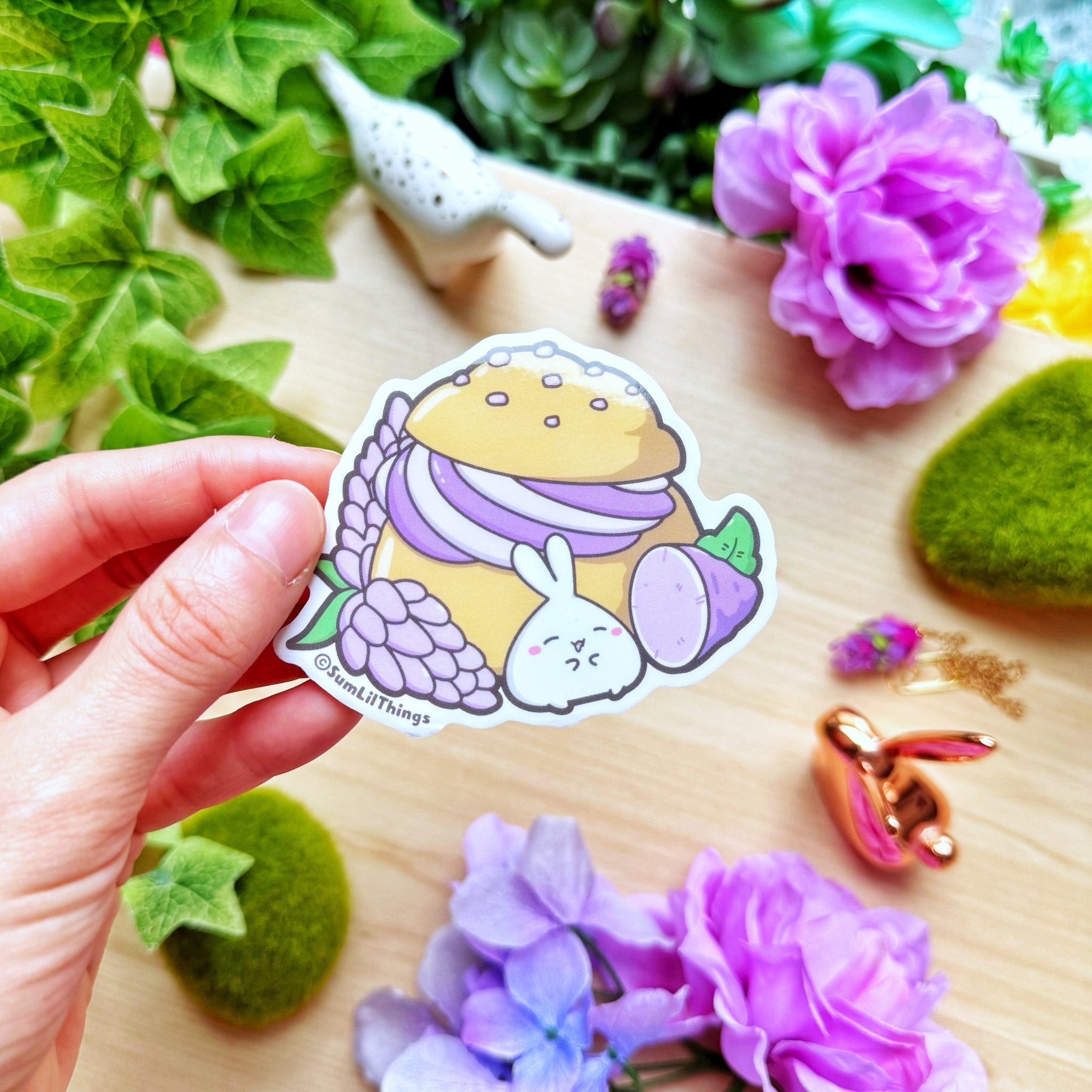 Vinyl Sticker - Lavender Creme (Transparent) - SumLilThings