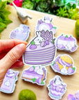 Vinyl Sticker - Lavender Crepe (Transparent) - SumLilThings