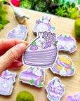 Vinyl Sticker - Lavender Crepe (Transparent) - SumLilThings