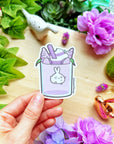 Vinyl Sticker - Lavender Smoothie (Transparent) - SumLilThings