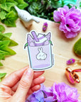 Vinyl Sticker - Lavender Smoothie (Transparent) - SumLilThings