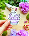 Vinyl Sticker - Lavender Sundae (Transparent) - SumLilThings