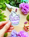 Vinyl Sticker - Lavender Sundae (Transparent) - SumLilThings