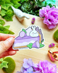 Vinyl Sticker - Lavender Tart (Transparent) - SumLilThings