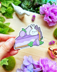 Vinyl Sticker - Lavender Tart (Transparent) - SumLilThings