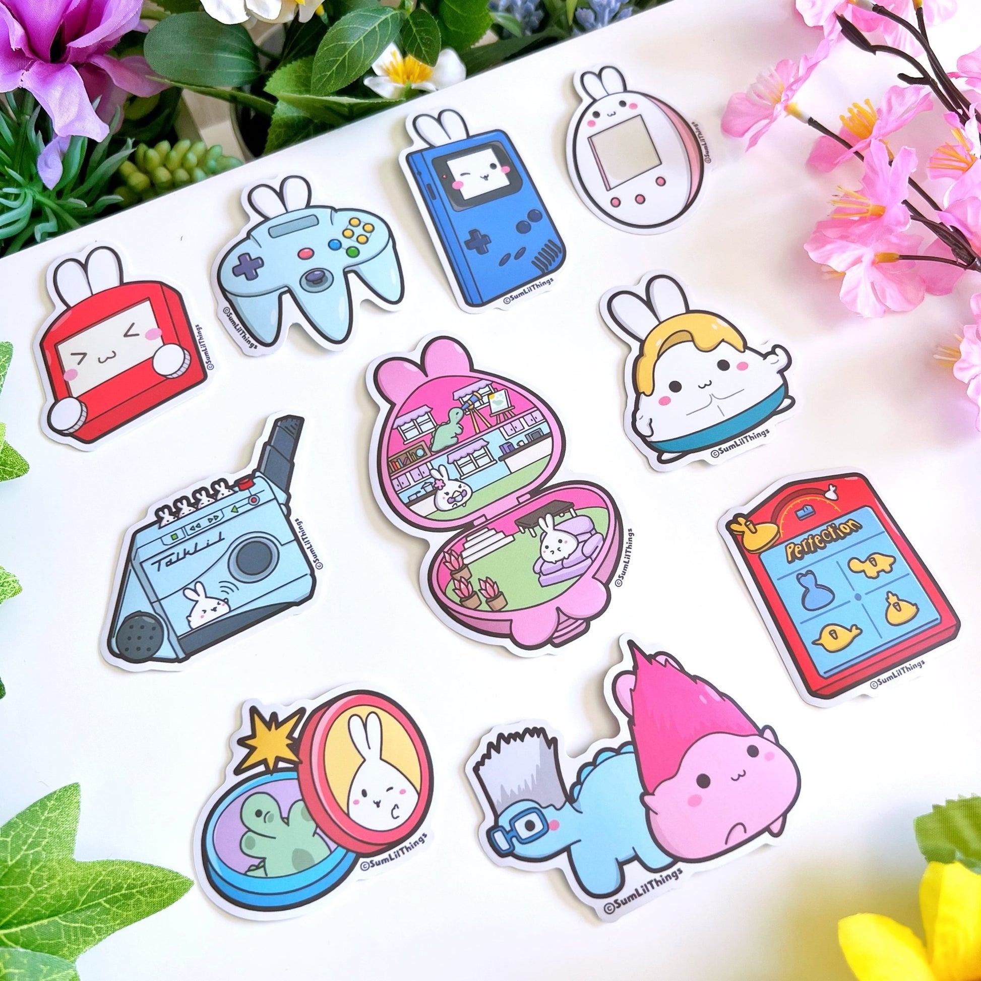 Vinyl Sticker - Lil' 90s Nostalgia (Set of 10) - SumLilThings