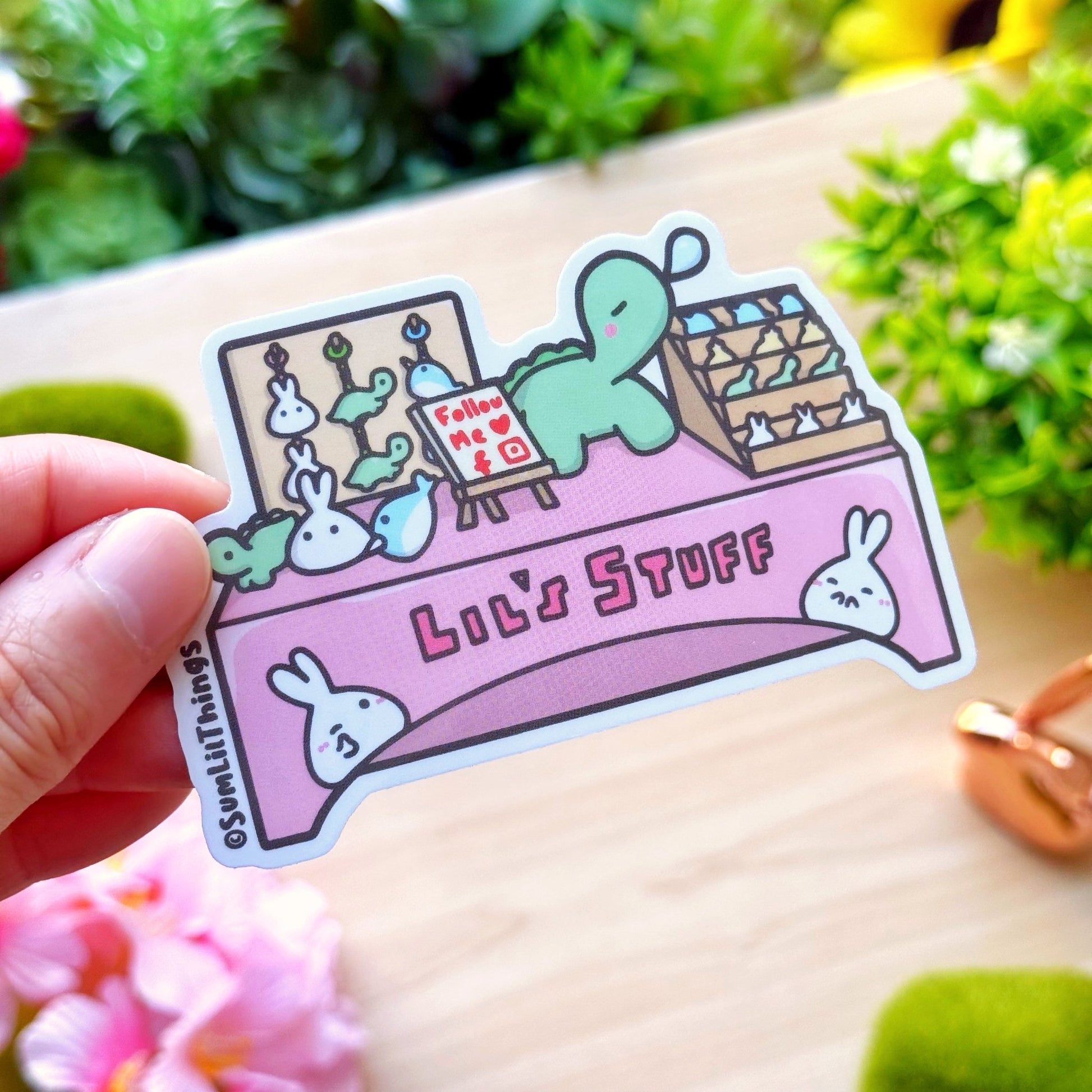 Vinyl Sticker - Lil' Booth (Transparent) - SumLilThings