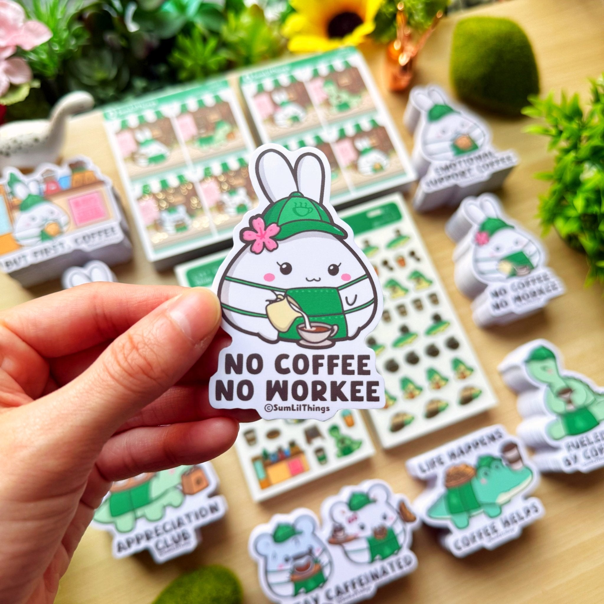 Vinyl Sticker - Lil&#39; Coffee Shop (Set of 8) - SumLilThings