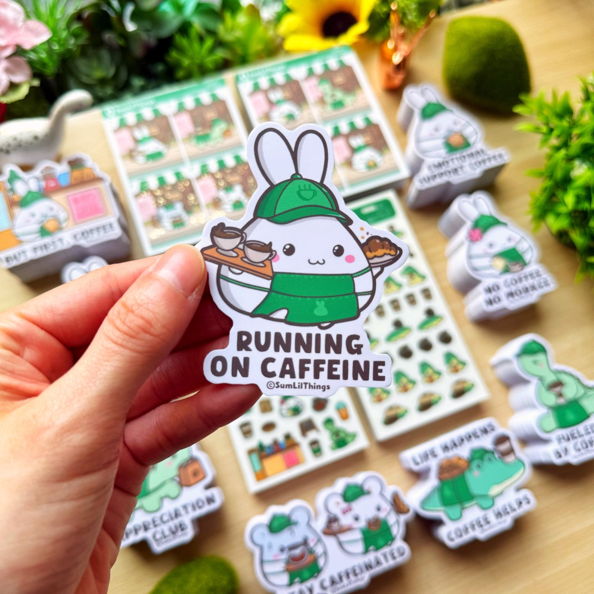 Vinyl Sticker - Lil' Coffee Shop (Set of 8) - SumLilThings