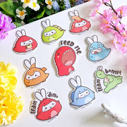 Vinyl Sticker - Lil' Dino Picnic Series (Set of 9) - SumLilThings