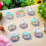 Vinyl Sticker - Lil' Hot Pot (Set of 9) - SumLilThings