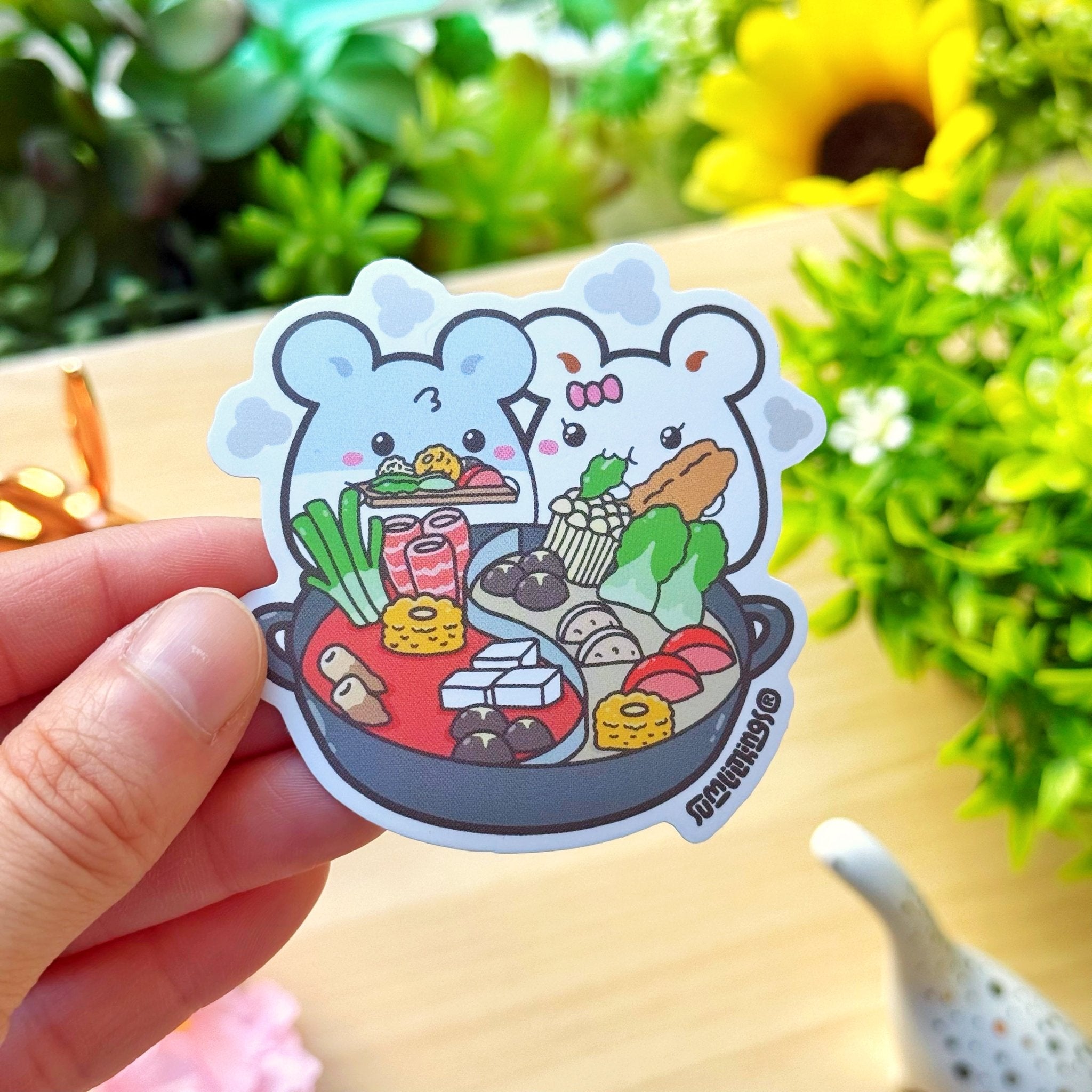 Vinyl Sticker - Lil' Hot Pot (Set of 9) - SumLilThings