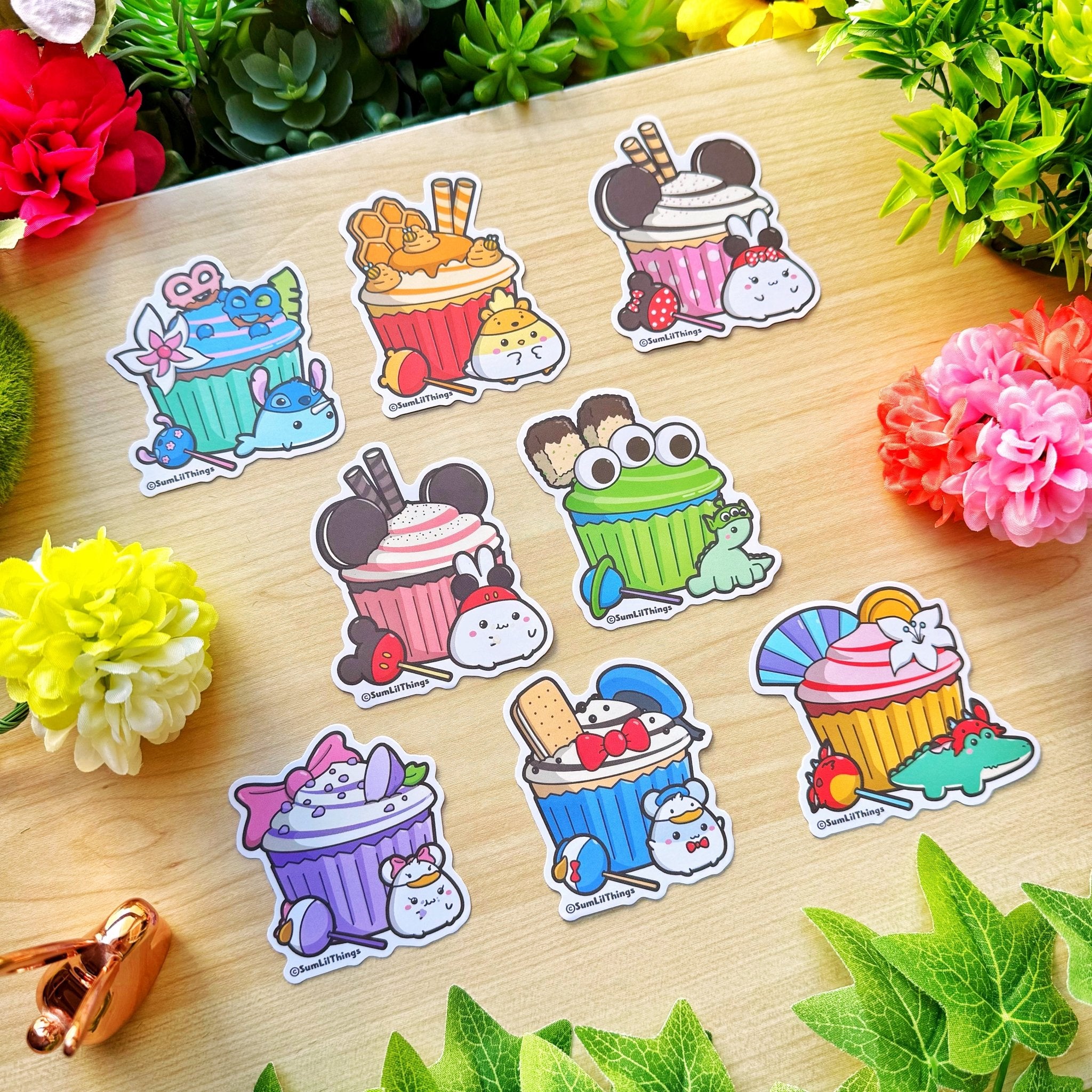 Vinyl Sticker - Lil' Magical Munchies (Set of 8) - SumLilThings