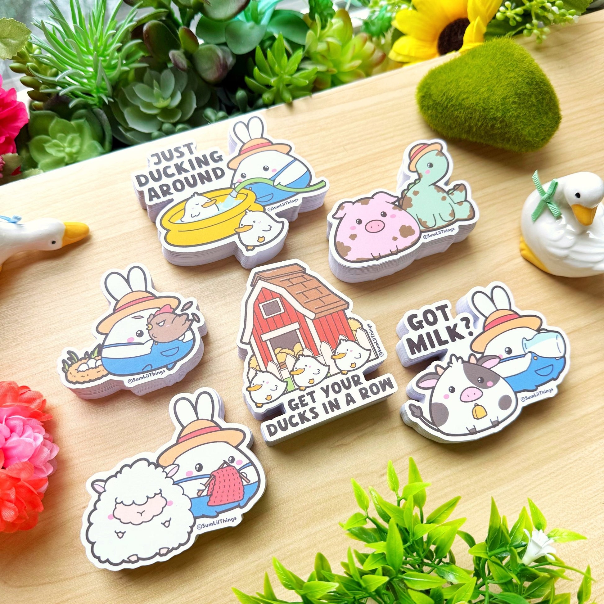 Vinyl Sticker - Lil' Pasture Pals (Set of 6) - SumLilThings