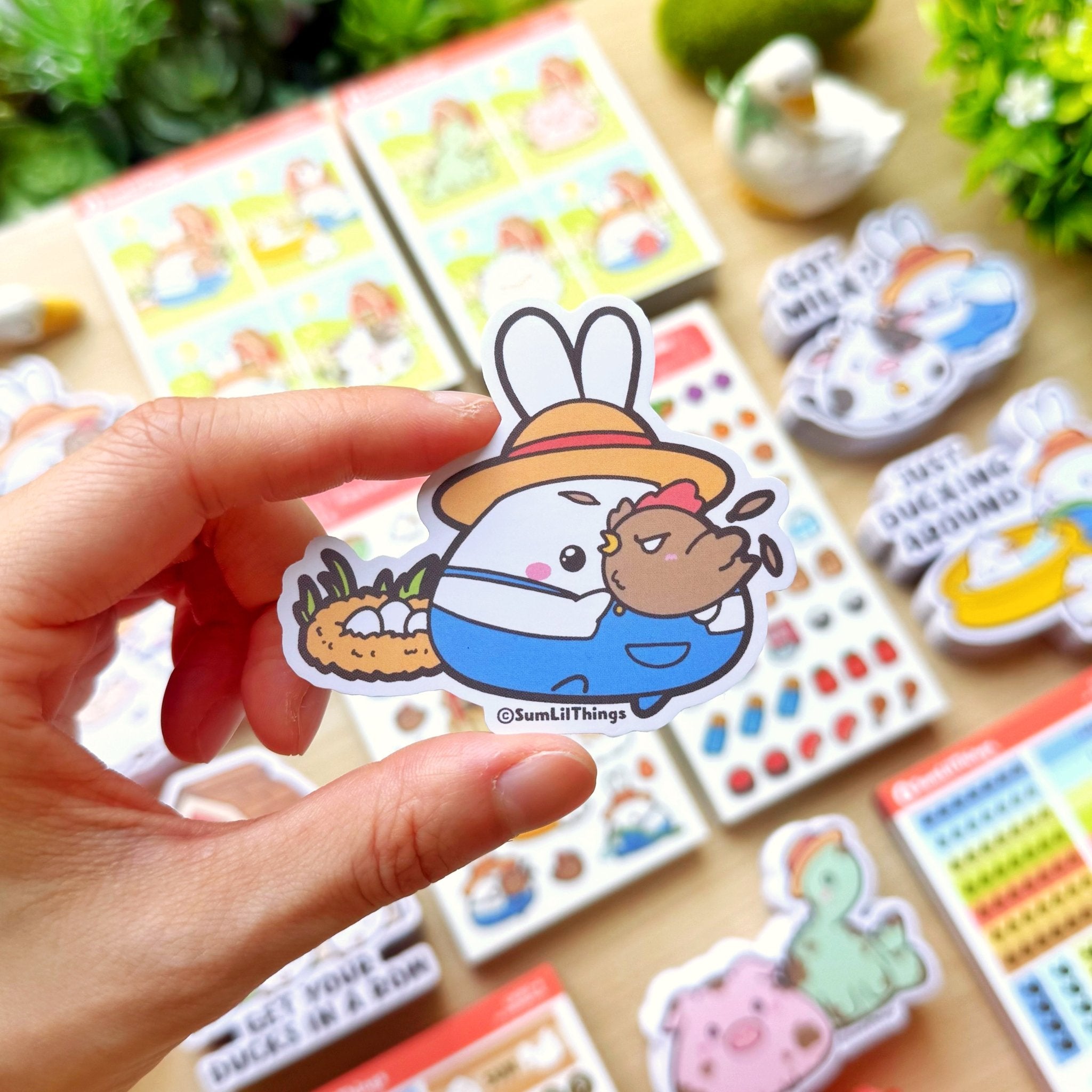Vinyl Sticker - Lil with Chicken - SumLilThings