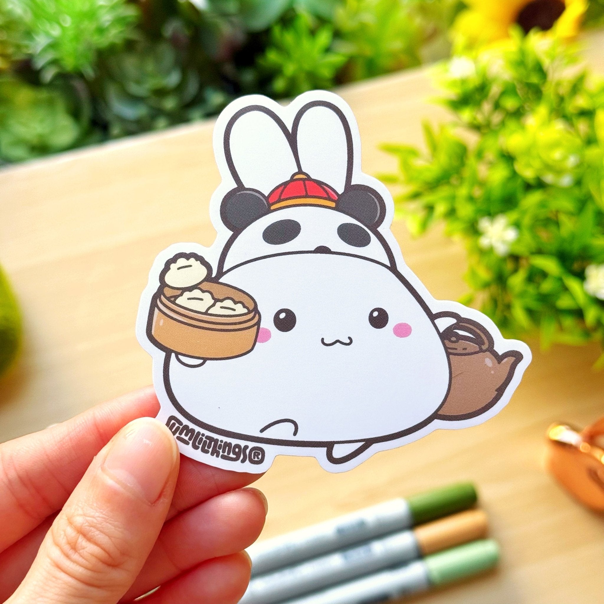 Vinyl Sticker - Lil's Panda Teahouse - SumLilThings