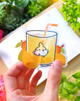 Vinyl Sticker - Mango Drink Chichi (Transparent) - SumLilThings