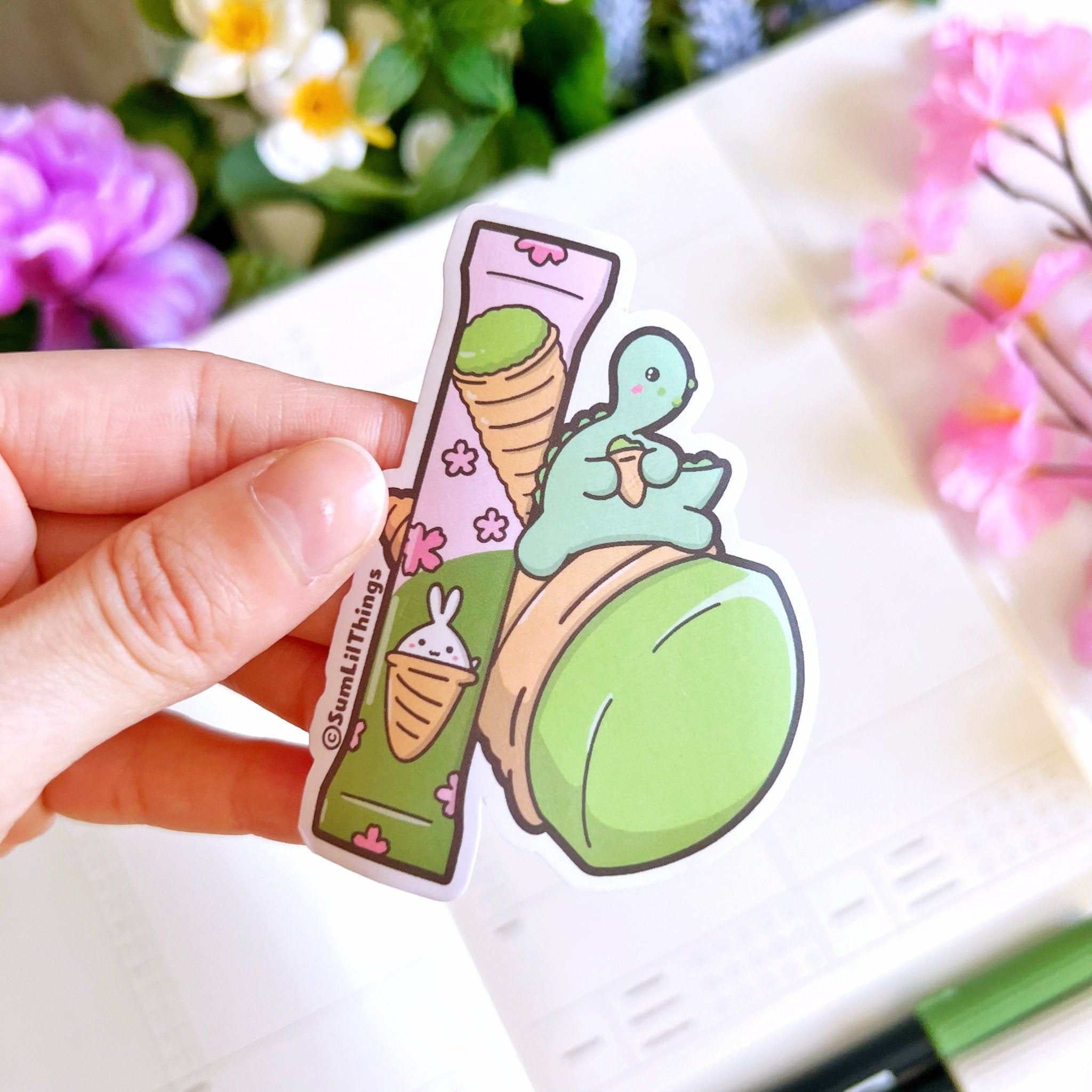 Vinyl Sticker - Matcha Caplico - SumLilThings