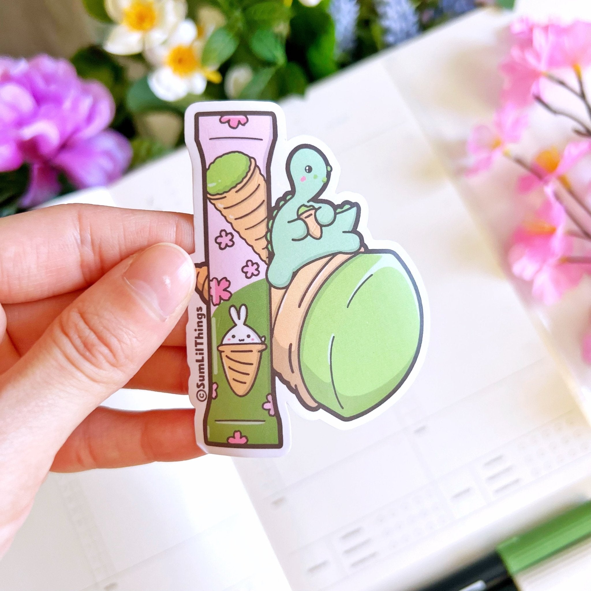 Vinyl Sticker - Matcha Caplico - SumLilThings