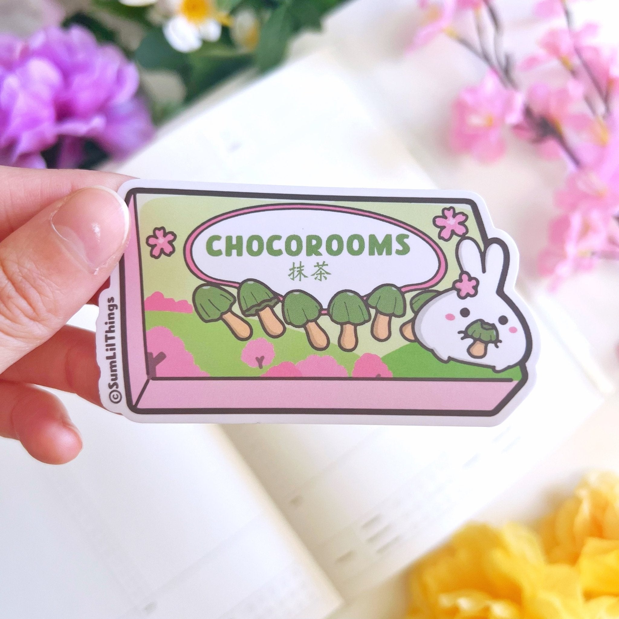 Vinyl Sticker - Matcha Chocorooms - SumLilThings